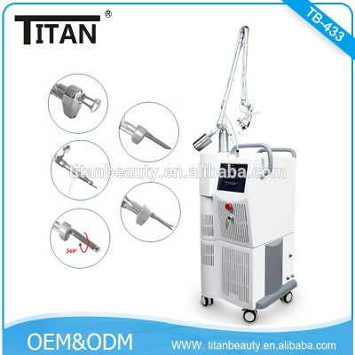 Removing stretchmarks co2 fractional multi functional facial laser medical spa equipment for wart removal, scars reduction