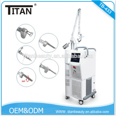 TB-433 europe aliexpress hospital equipment laser co2 medical fractional at home skin tightening machine